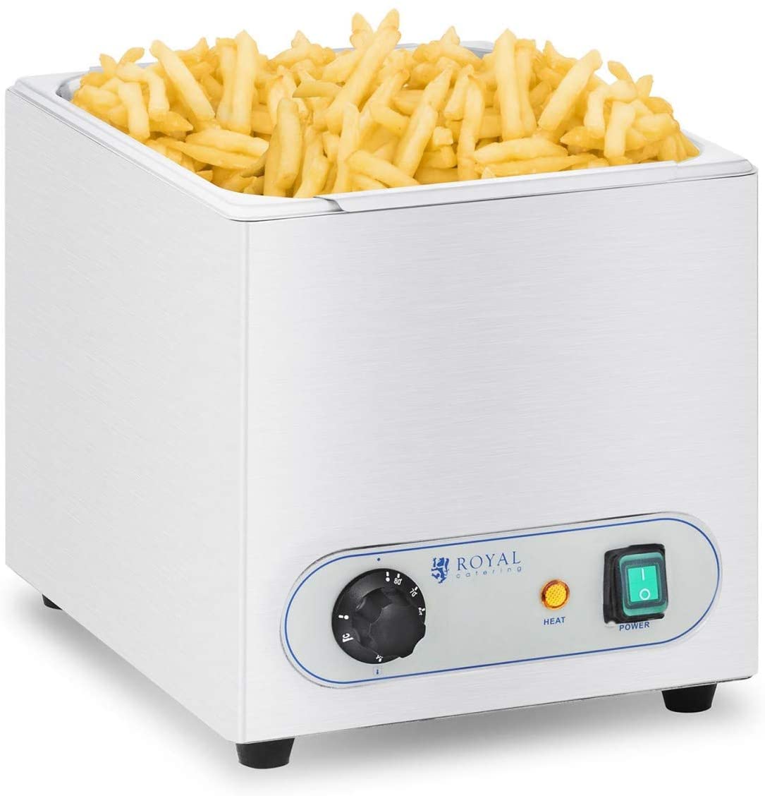 Royal Catering Fries Food Warmer Food Warmer with thermal Bridge – 850 W