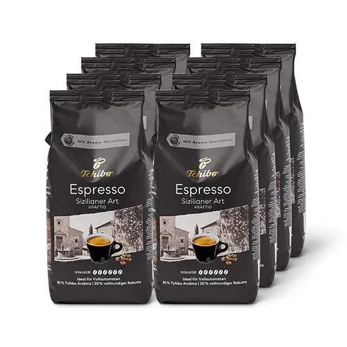 Tchibo - Espresso Sicilian Art Beans - 8 x 1 kg
