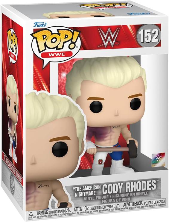 Funko POP! WWE: Cody Rhodes - (HIAC) - Vinyl Collectible Figure - Official Merchandise - Toys for Children & Adults - Sports Fans and Display