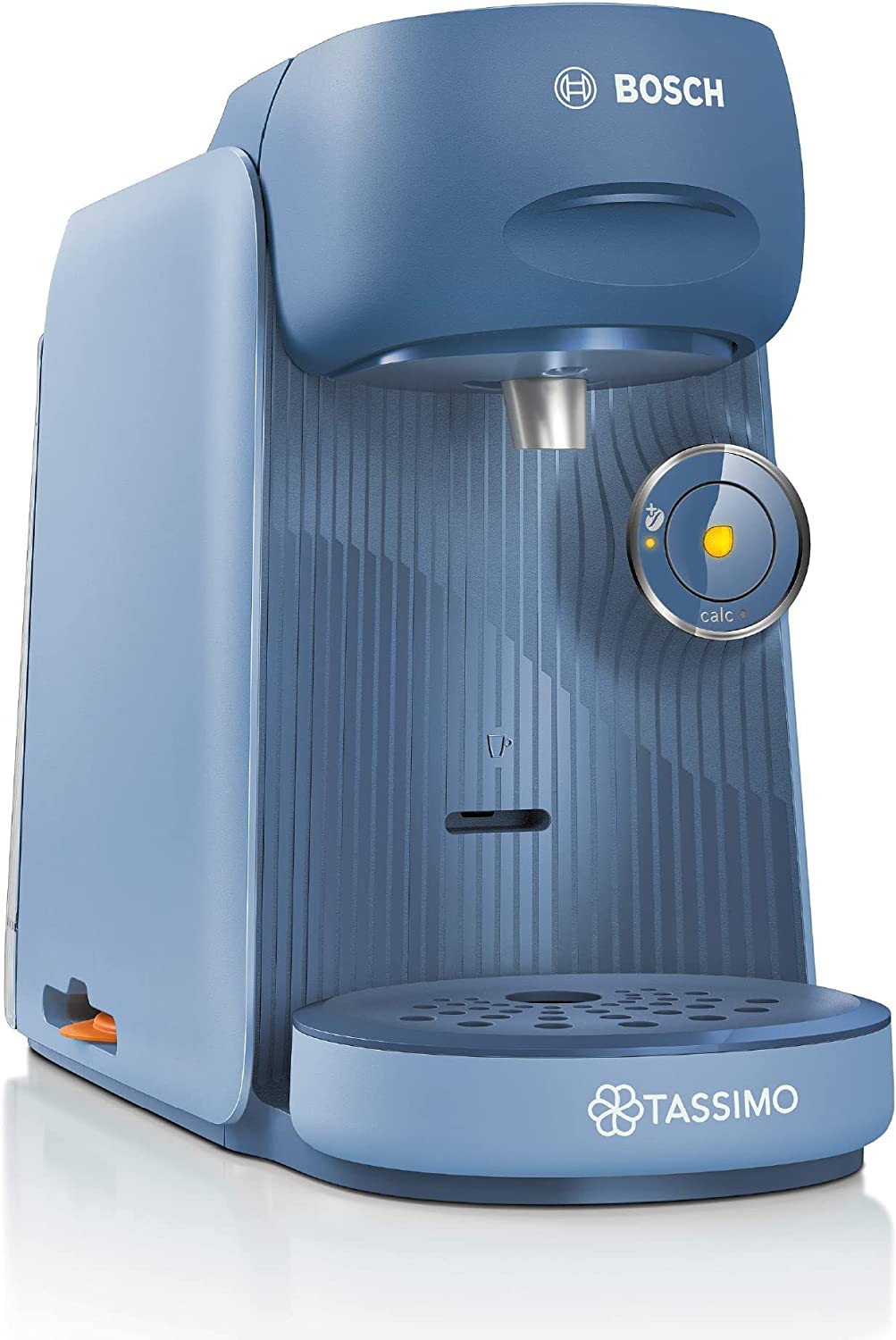 Tassimo Finesse Capsule Machine TAS16B5 Coffee Machine by Bosch, 70 Drinks, Intense Coffee at the Push, Automatic Shut-Off, Perfectly Dosed, Space-Saving, 1400 W, Blue