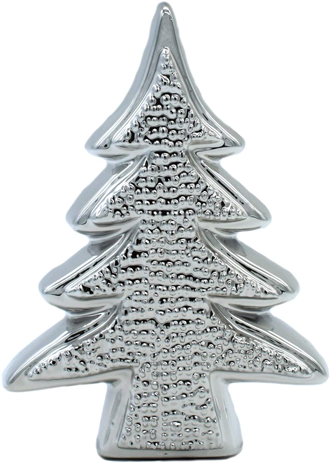 Daro Decorative Ceramic Christmas Tree Silver – Various Sizes 17 cm or 26.5