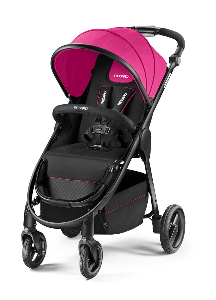 Recaro Kids, Citylife Pushchair, Compact, Adjustable, Compatible with Carrycot and Recaro Kids Baby Seats, 6 Months to 3.5 Years (up to 15 kg), Pink