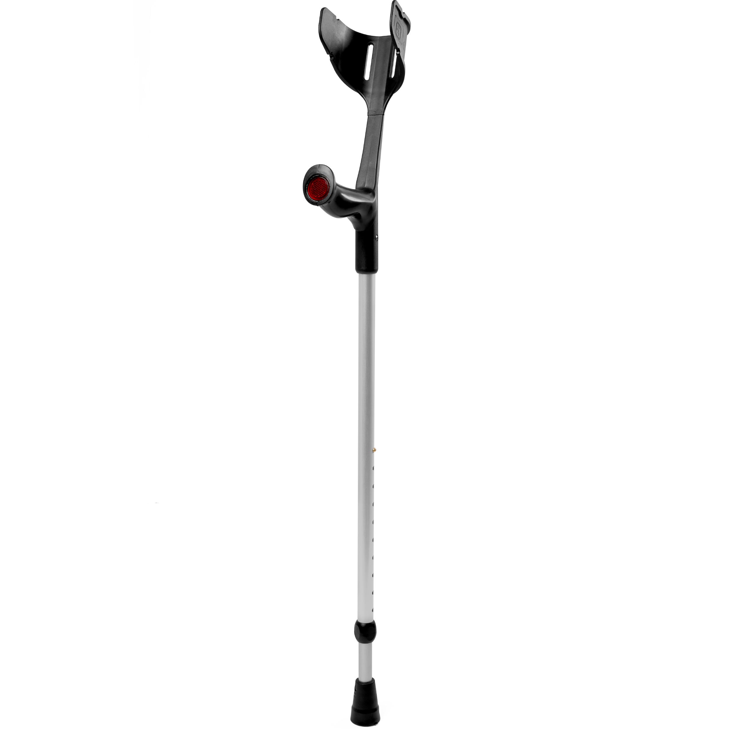 1 piece black MAGIC SOFT 130 kg forearm crutch from REBOTEC with Ergo soft grip