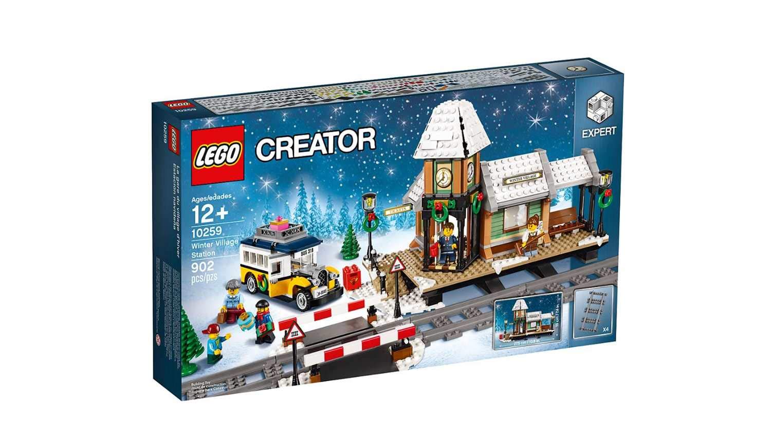 Lego Village Station Winter New