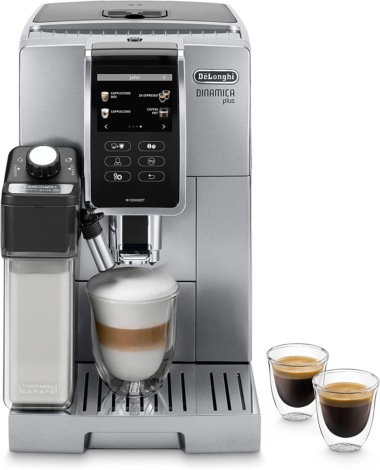 De\'Longhi Delonghi Ecam 370.95.S Automatic Combination Coffee Maker, Free Installation, Silver