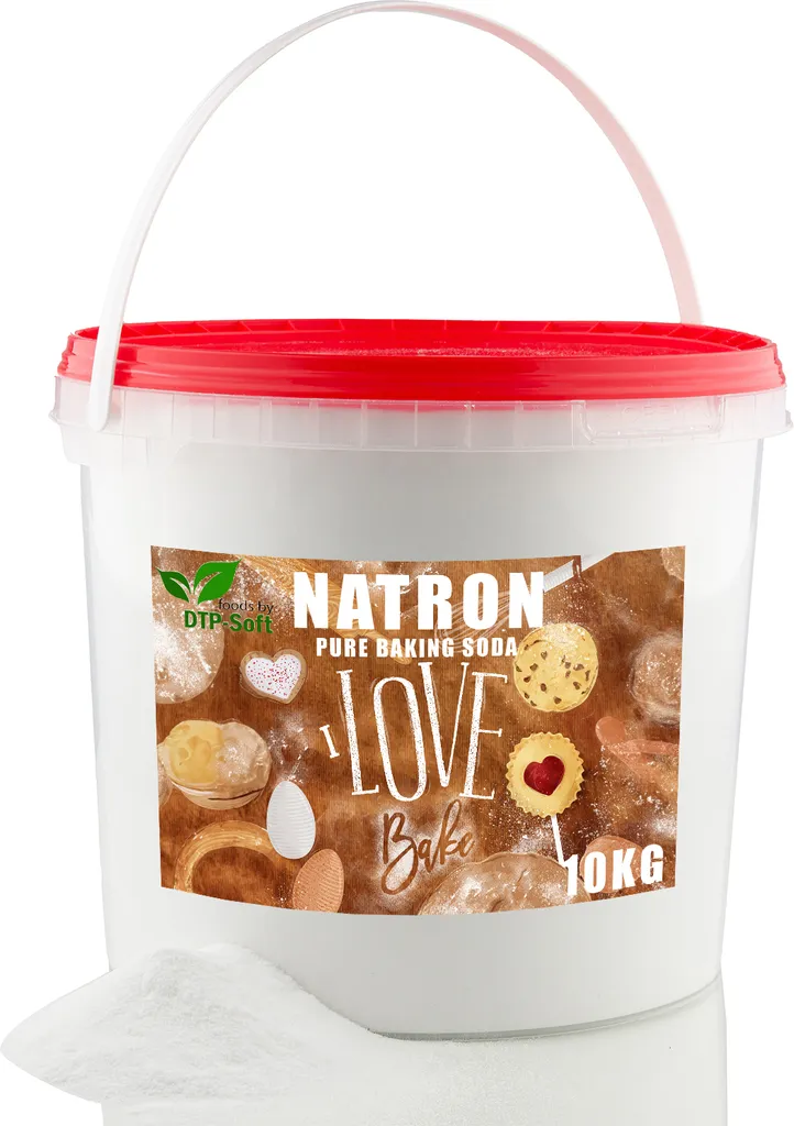 10kg Sodium Bicarbonate Baking Soda Sodium Salt| Baking Soda E500 in Bucket TOP 10 kg