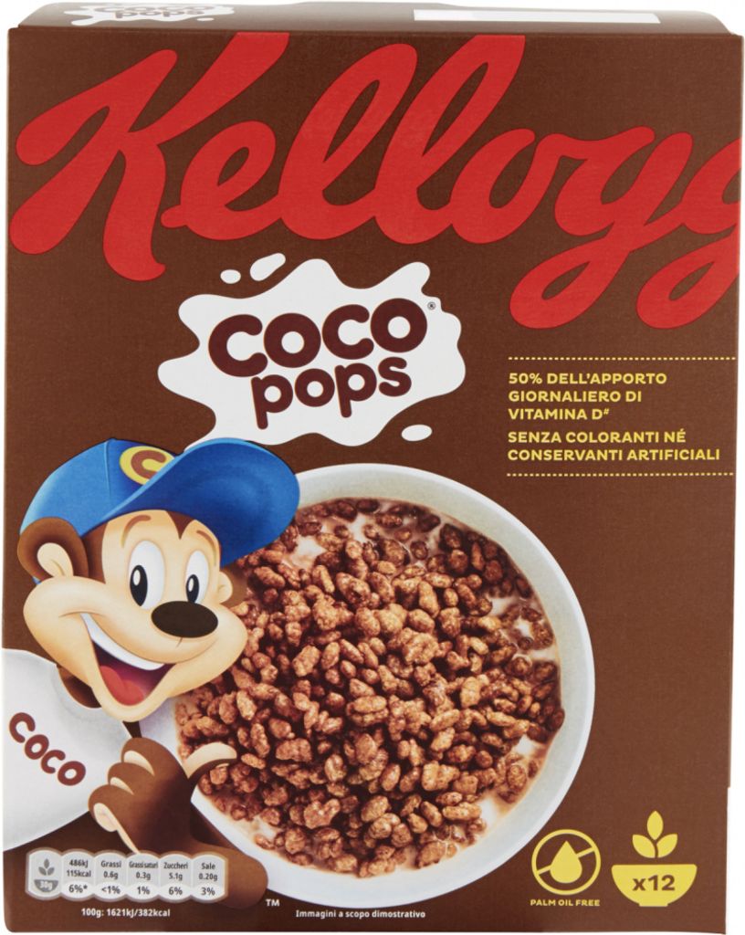 10x Kelloggs Coco Pops 330gr RISETTI (Müsli)