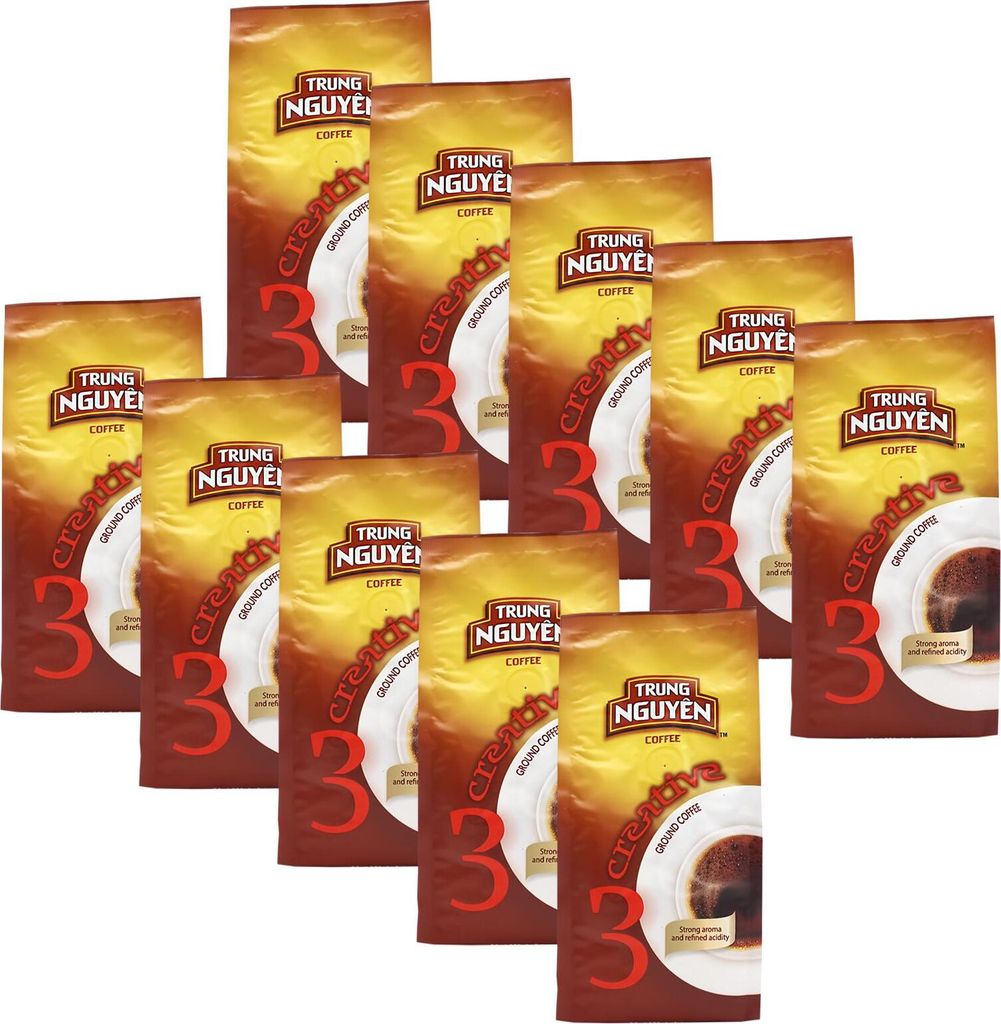 10x250g Trung Nguyen Creative 3 Vietnam Coffee Arabica ground