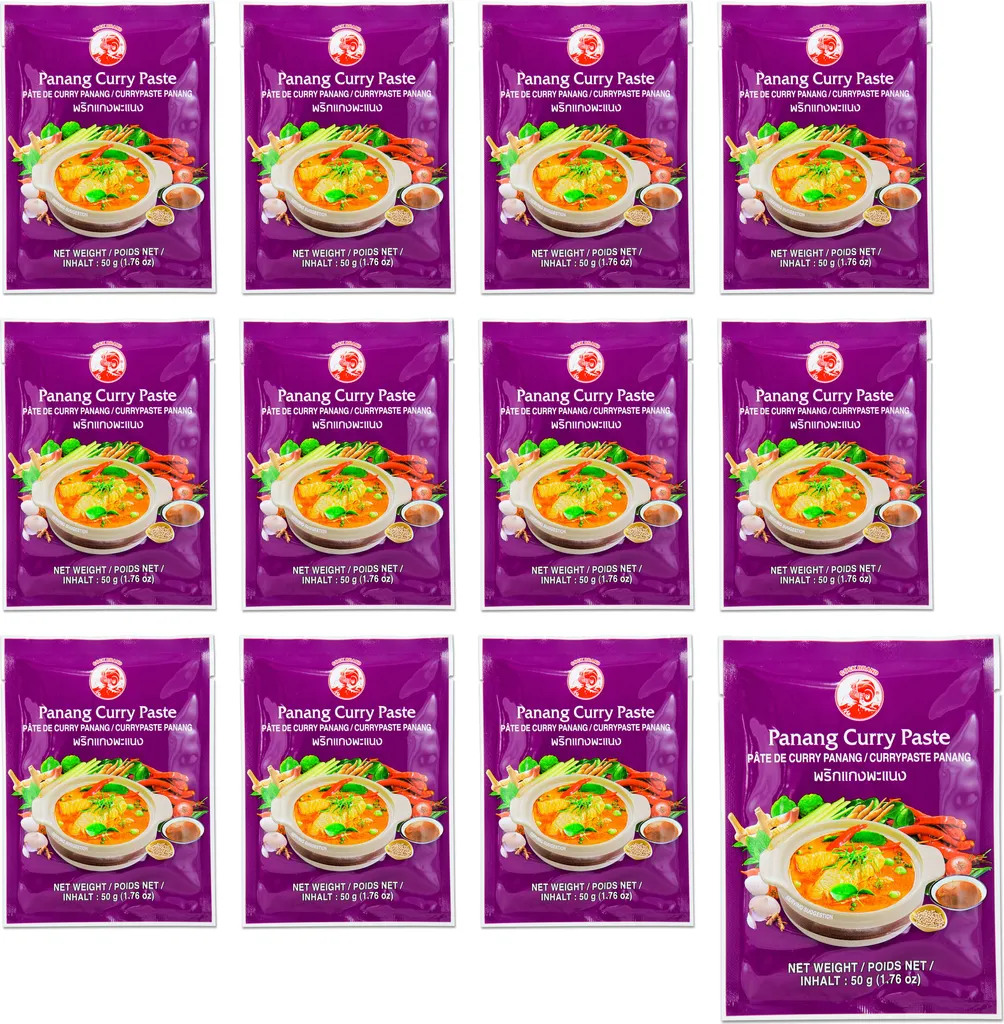 Pack of 12 COCK Panang Curry Paste (12x 50g) | Panang curry paste