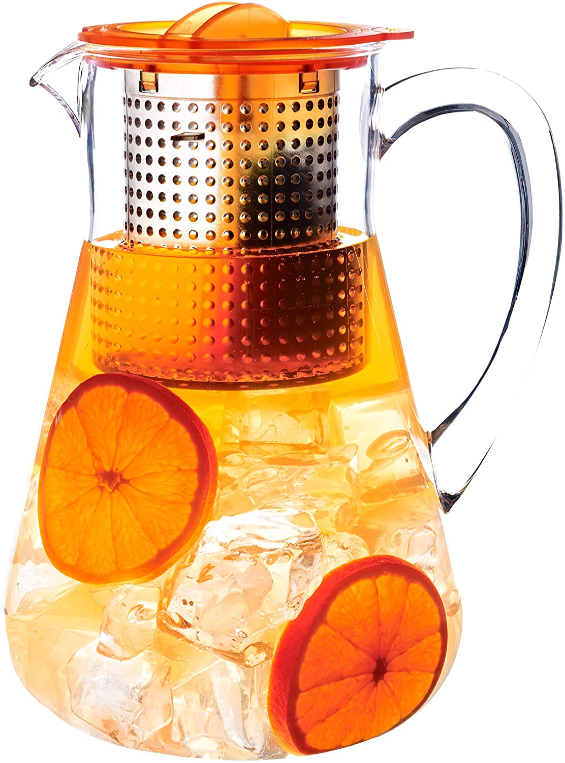 finum Iced Tea Maker 1.8 Litre Plastic Orange