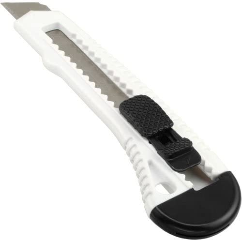 Utility Knife – 18 mm Blade – White