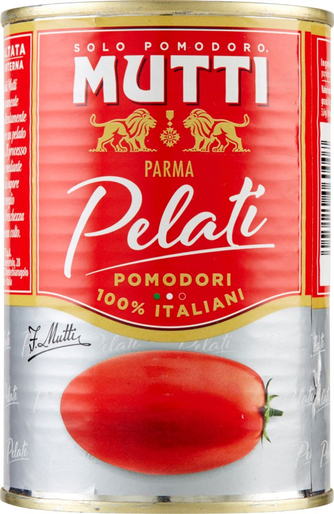 12x Mutti Pomodori Pelati Latta 800g