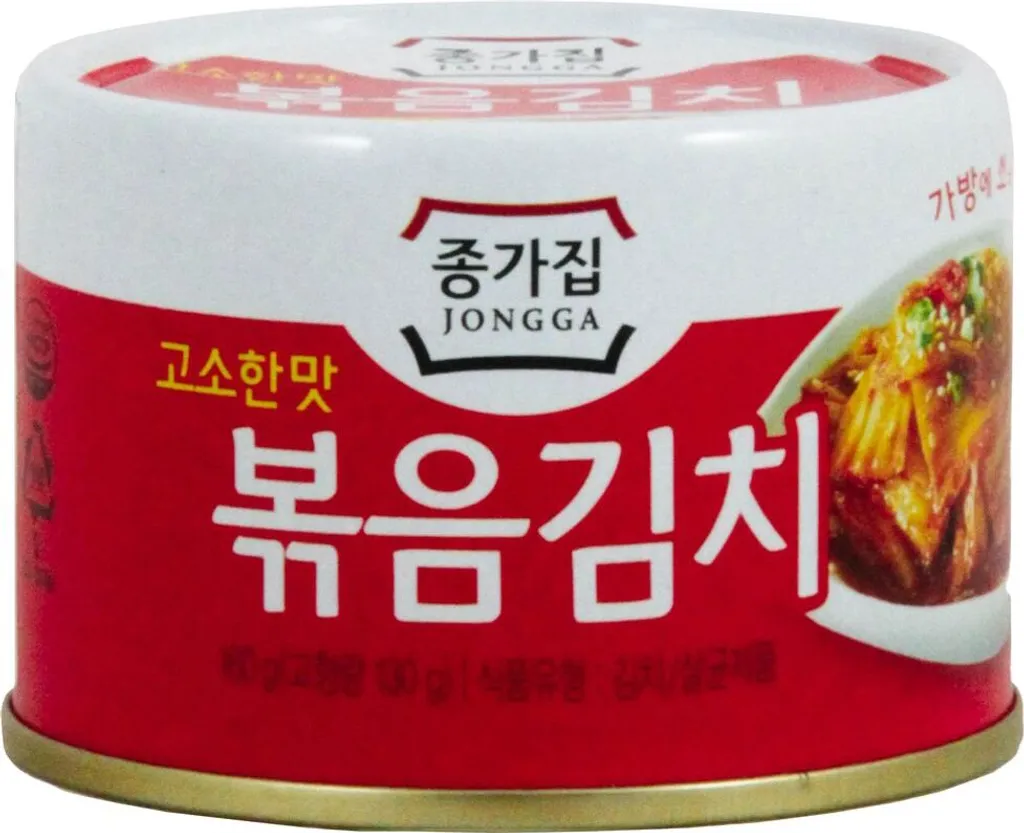 [ 160g ] JONGGA Napa Cabbage Kimchi KIM CHI / Kimchee from Korea