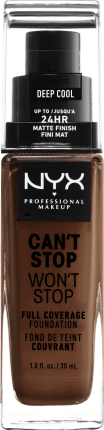 NYX PROFESSIONAL MAKEUP Foundation Can\'t Stop Won\'t Stop 24-Hour Deep Cool 22, 30 ml