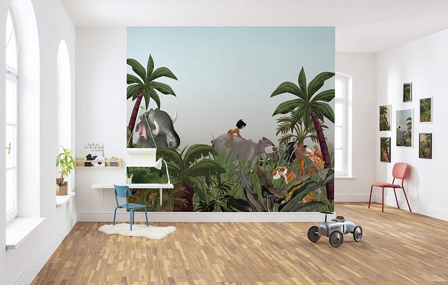 Komar Disney Fleece Photo Wallpaper Jungle Book Size: 300 X 280 Cm (Width X