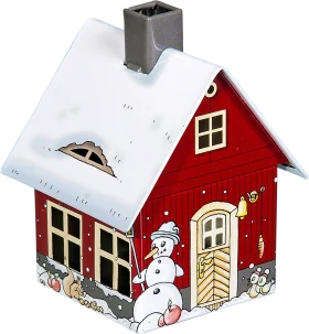 Decorate & set up metal smokehouse \"Winter motif\", 1 piece