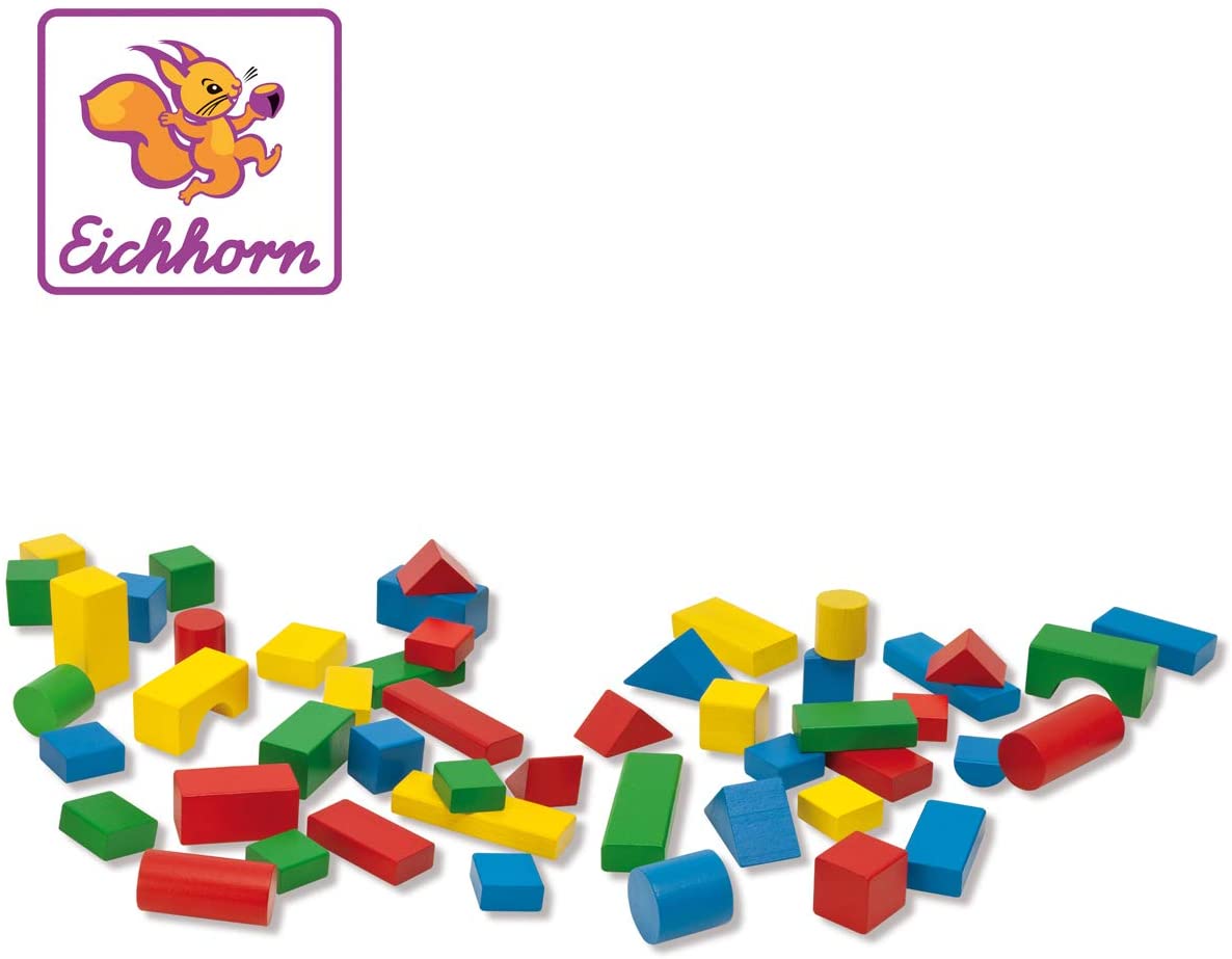 Eichhorn 100050421 Extra Large Building Blocks 50 Pieces 40 Mm Fsc 100% Bee