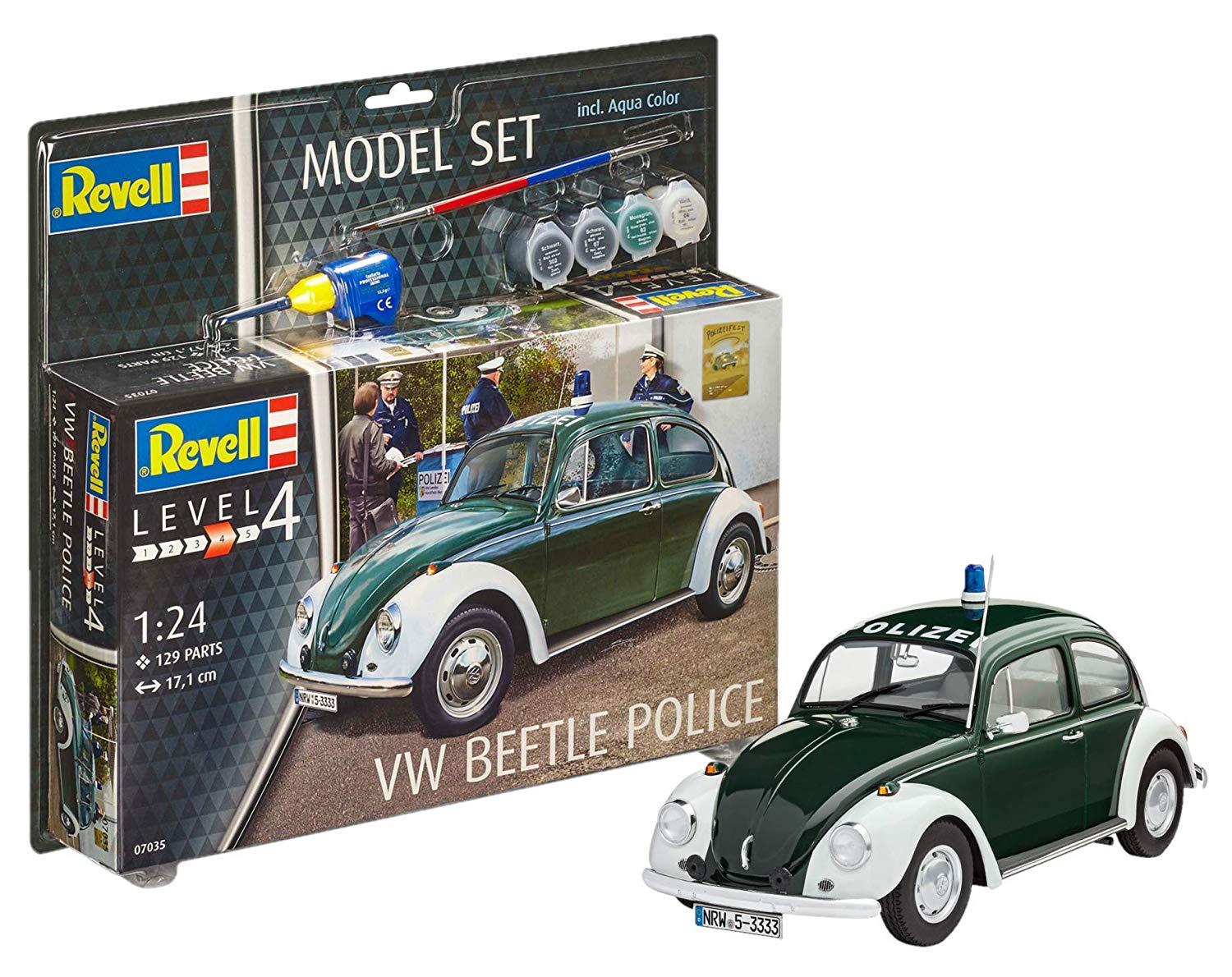 Vw Kever Police Car A