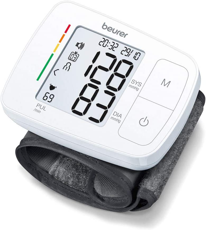 Beurer BC 21 Wrist Blood Pressure Monitor with Voice Output in German, English, French, Italian or Turkish