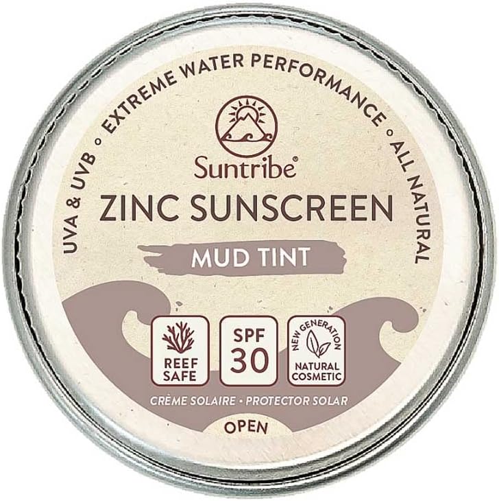 Suntribe Zinc Sun Cream Mud Ink SPF30 10g (10)