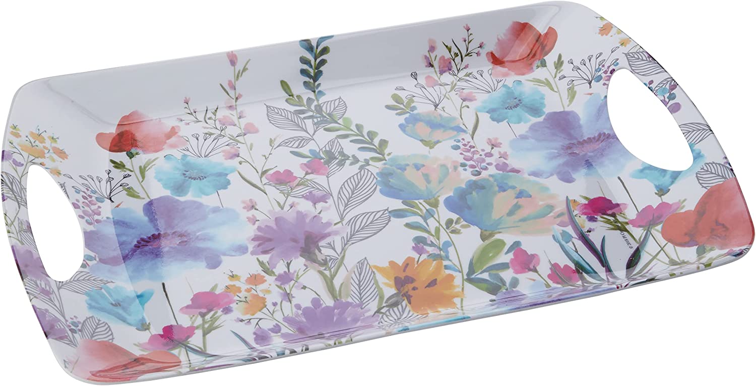 Creative Tops Melamine Serving Tray, Multi-Colour, Large