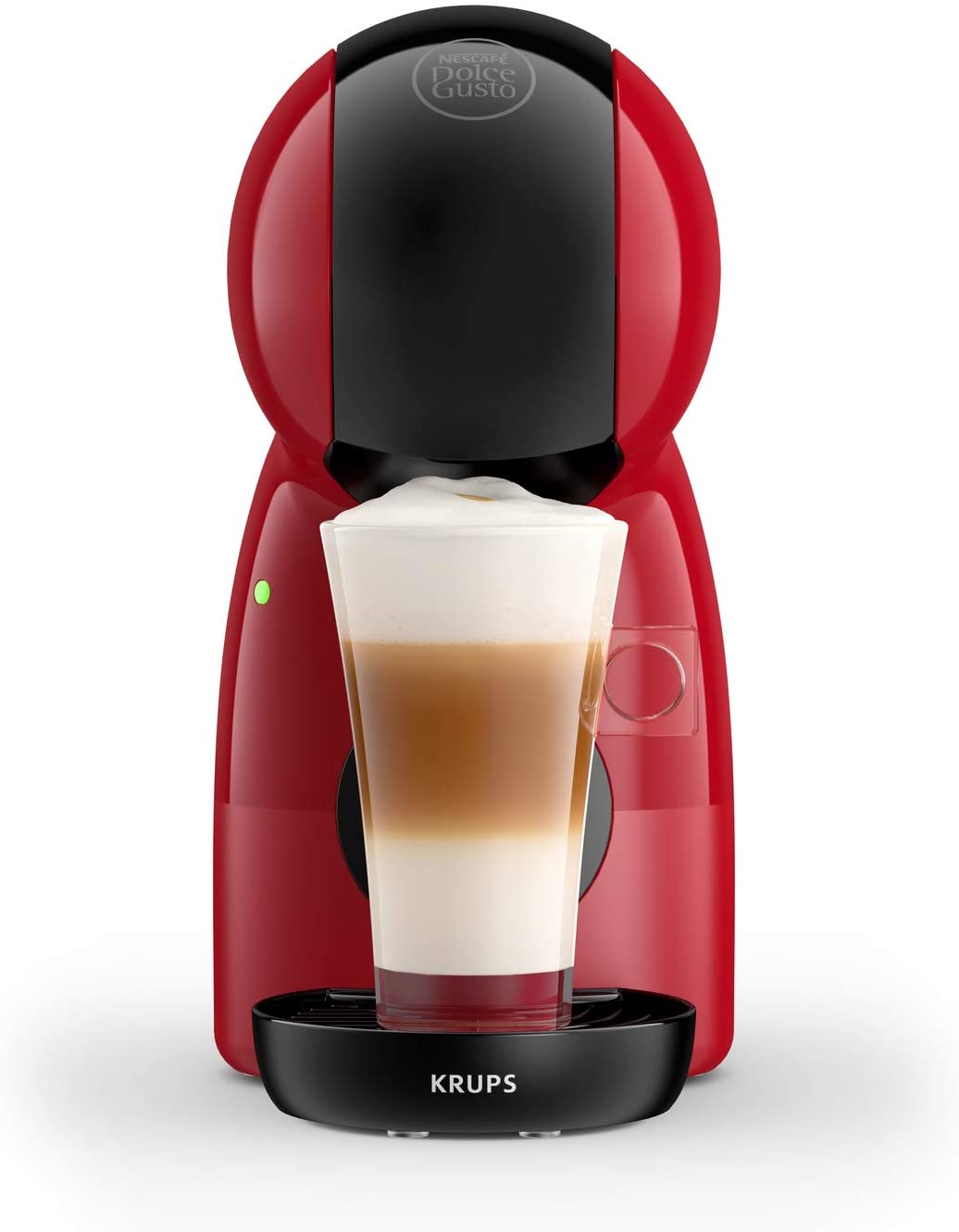 Krups Dolce Gusto Krups Nescafé Dolce Gusto Piccolo XS red, ultra-compact coffee machine, pad coffee machine, multidrinks, intuitive, pressure 15 bar, eco mode KP1A3510
