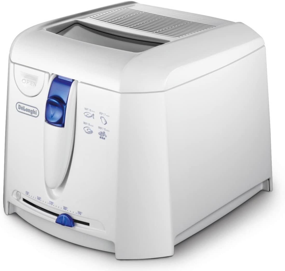 DeLonghi F 27201 deep fryer - deep fryers (Single, White, 50/60 Hz, 220/230 V, 265 x 325 x 225 mm, 150 - 190 °C)