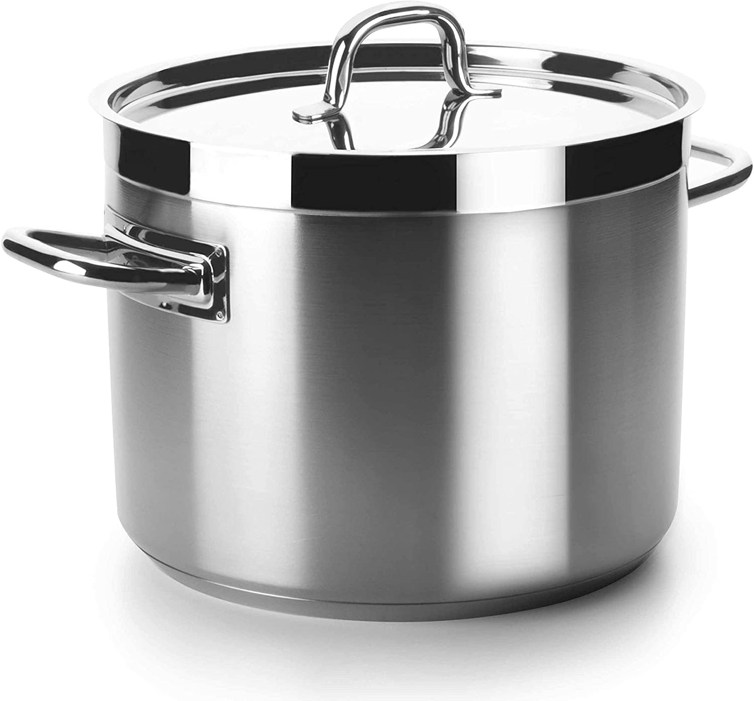 Lacor-54139-LOW STOCK POT WITH LID D.40 CM CHEF LUXE