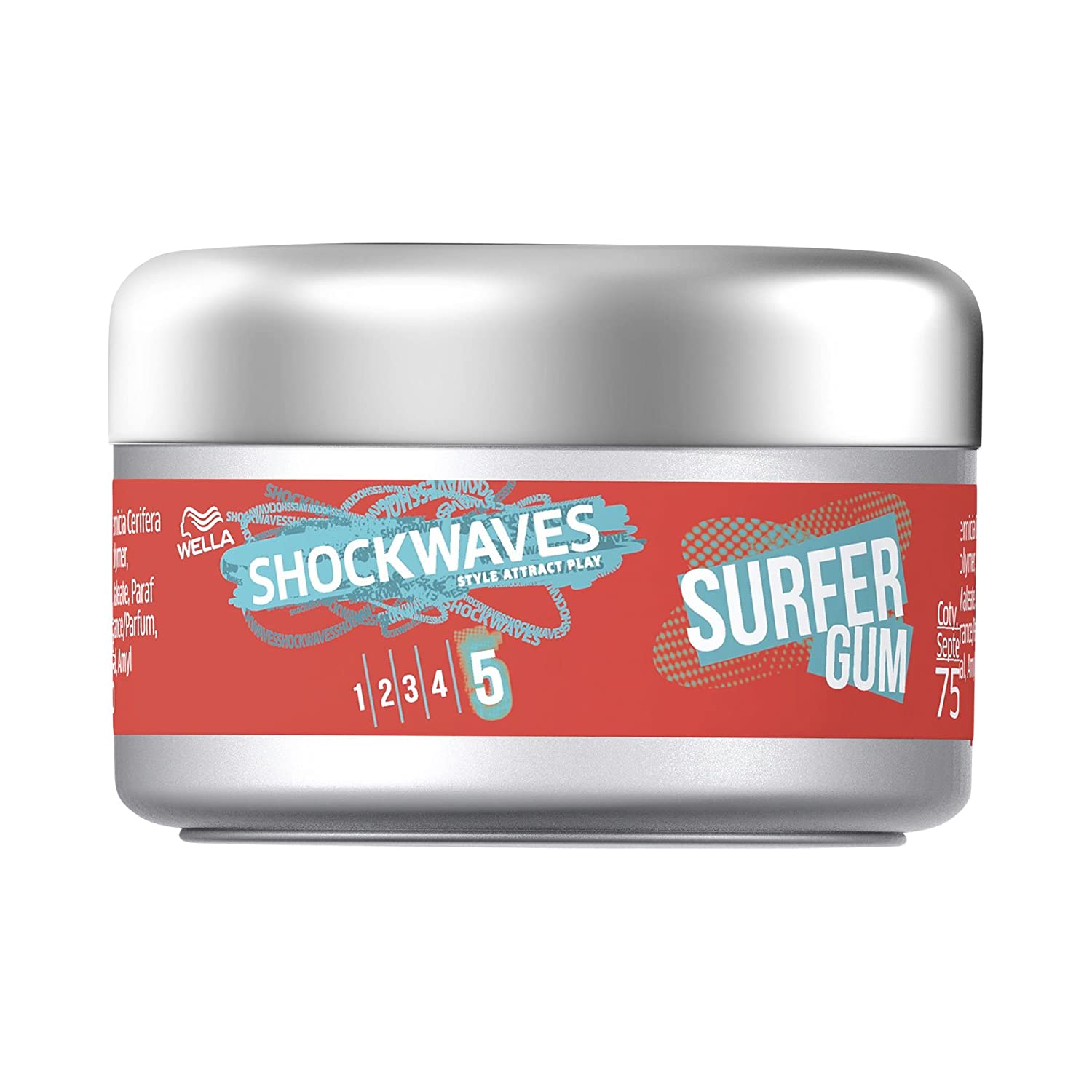 Wella Shockwaves Surfer Gum Pack of 6 x 75 ml