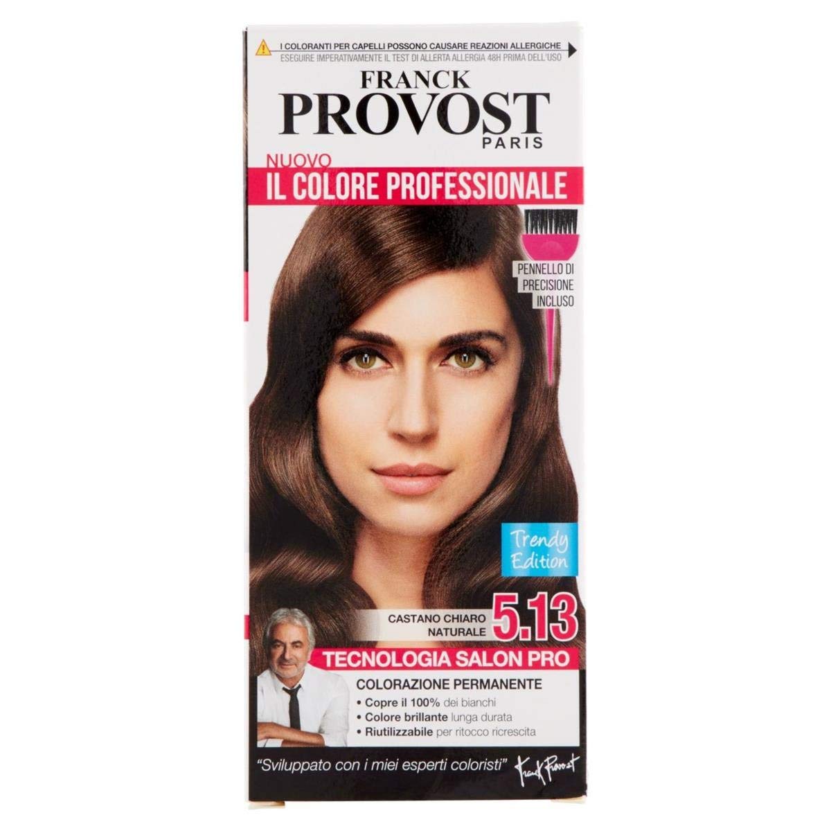 Franck Provost Professional Hair Color with Domzilium, Value Reflections and Shine, Natural Brown