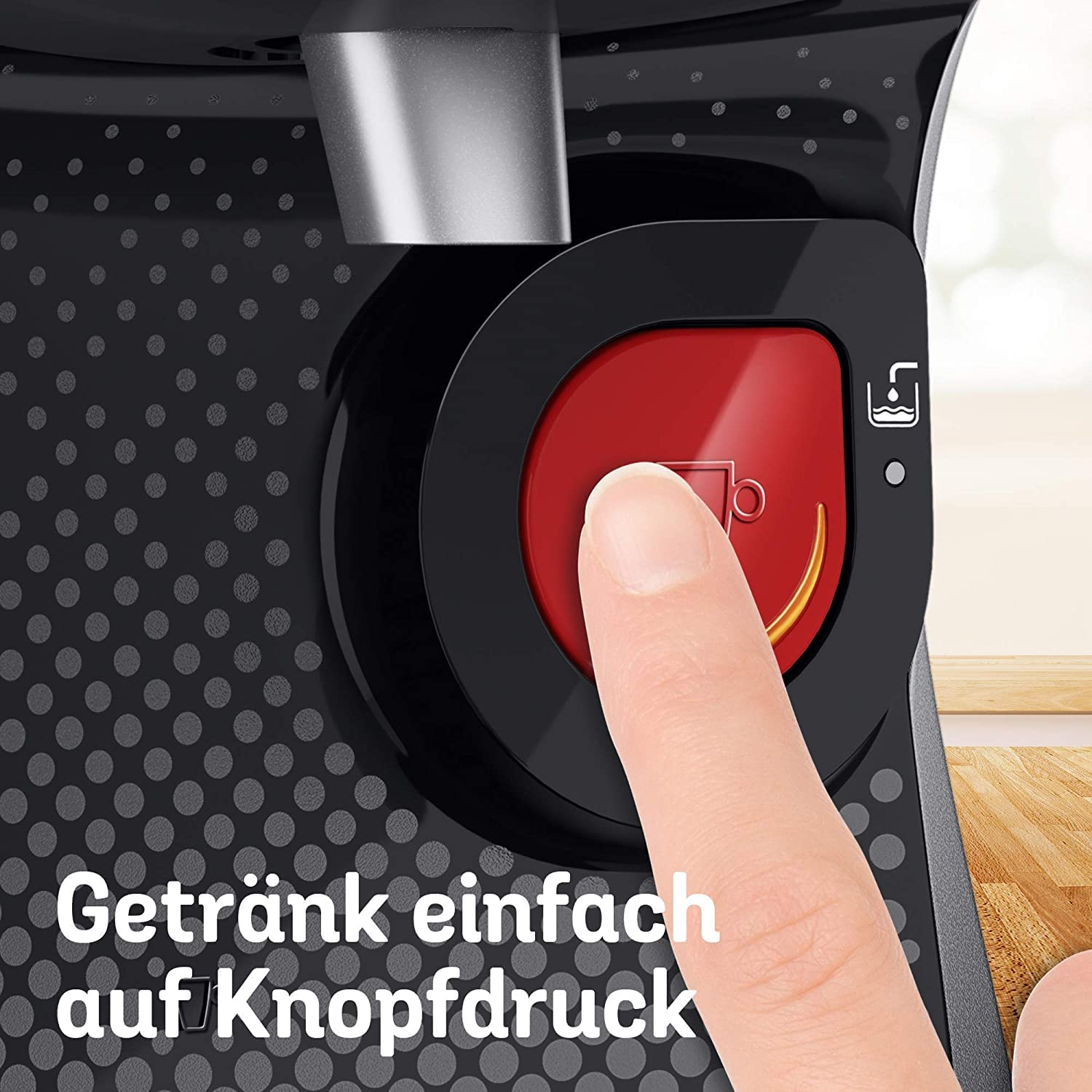 meideng Capsule Machine Coffee Maker Over 70 Varieties Fully Automatic Suitable for All Cups Space Saving 1400W Red