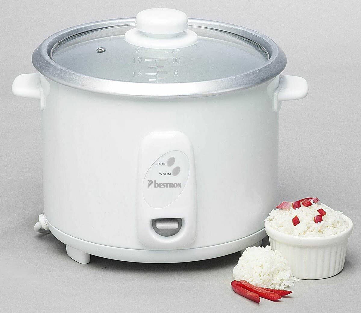 Bestron ARC220 Rice Cooker with Warming Function 1,8 Ltr.
