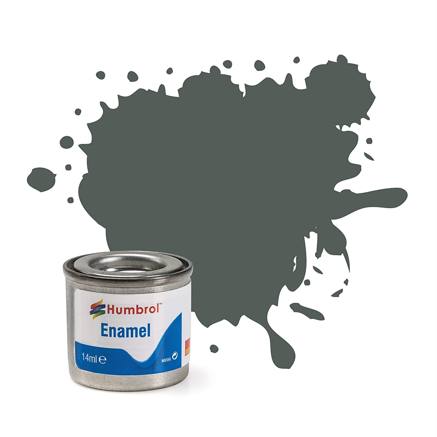 Humbrol 14ml No. 1 Tinlet Enamel Paint 1 (Grey Primer Matt)