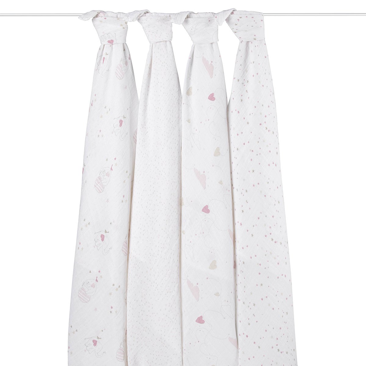 aden + anais Classic Swaddle 2042G Lovely Pack of 4