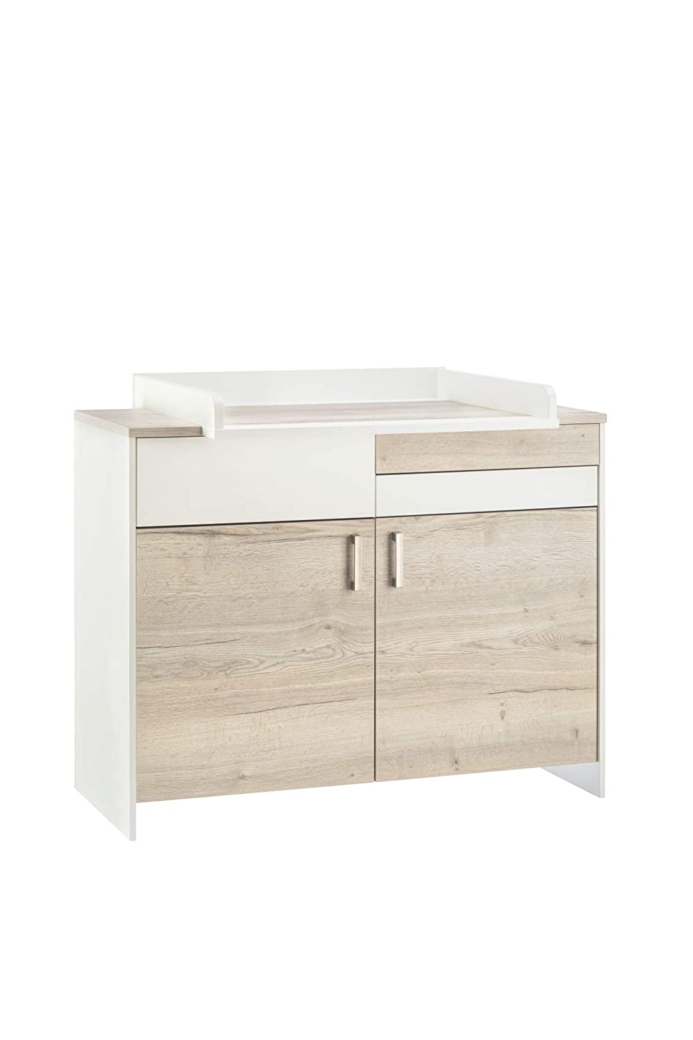 Schardt 05 950 28 00 Changing Table Highlight Oak with Changing Mat Beige