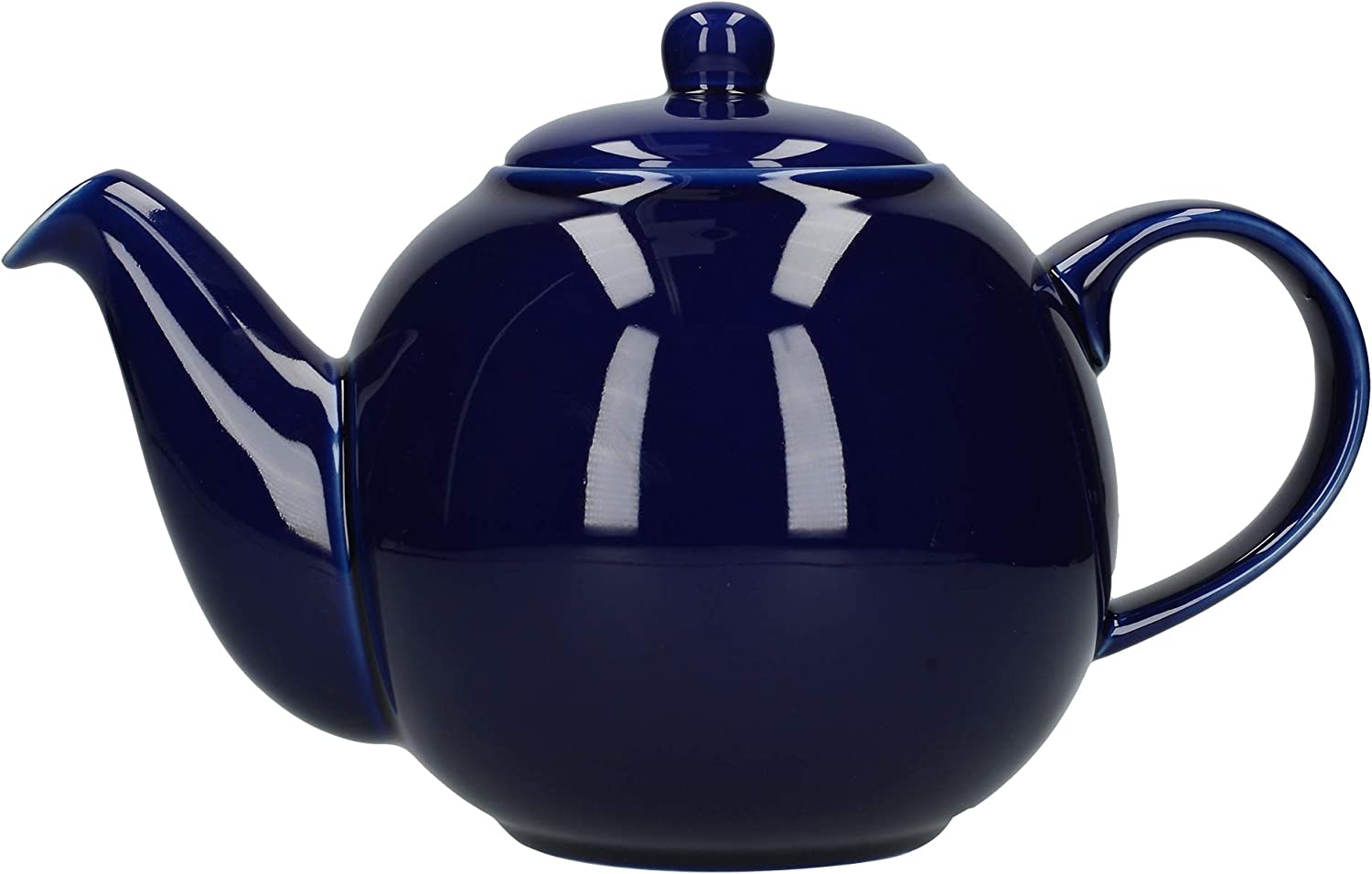 London Pottery 6 Cup Globe Teapot Cobalt Blue