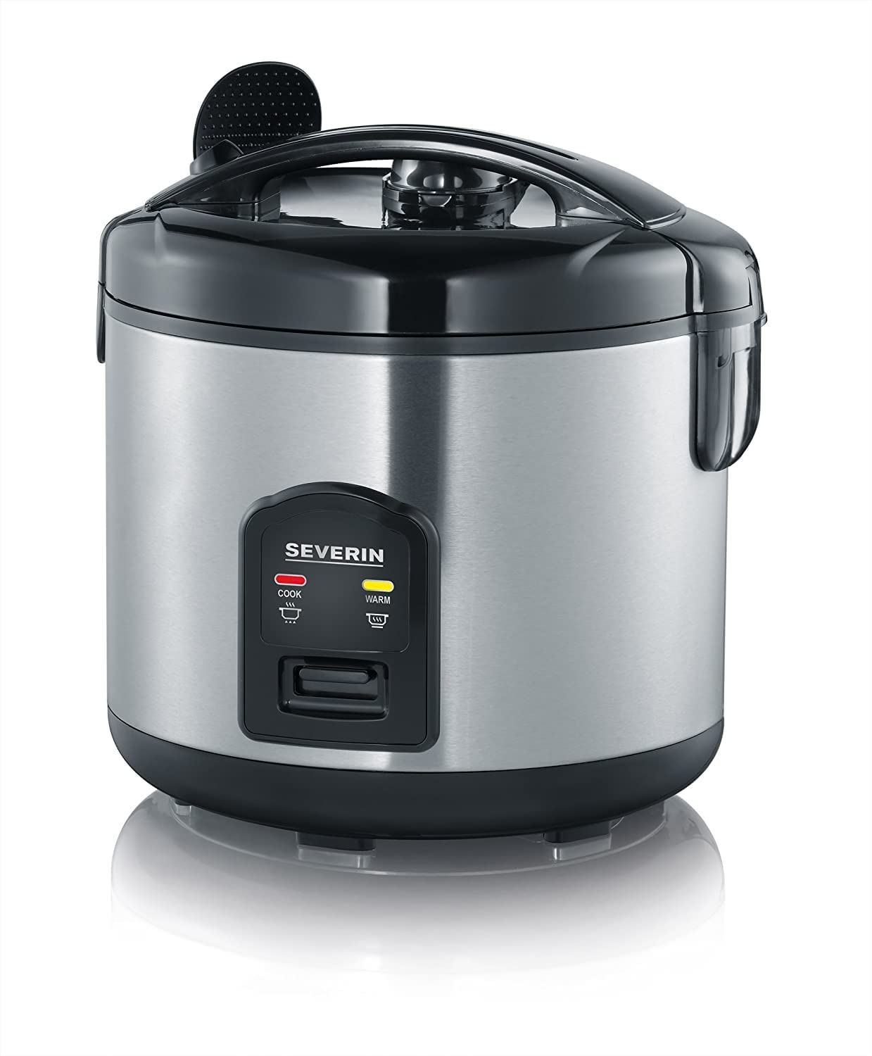 SEVERIN RK 2425 rice cooker with cooking and keeping warm function (650 W, including measuring cup and rice spoon)