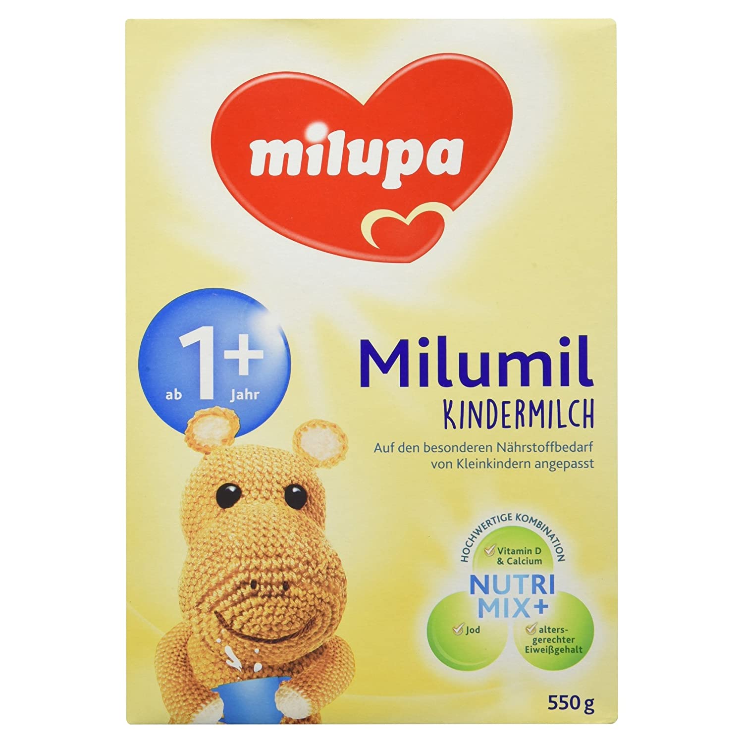 Milupa Milumil Kindermilch 1+ ab 1 Jahr, 550 g