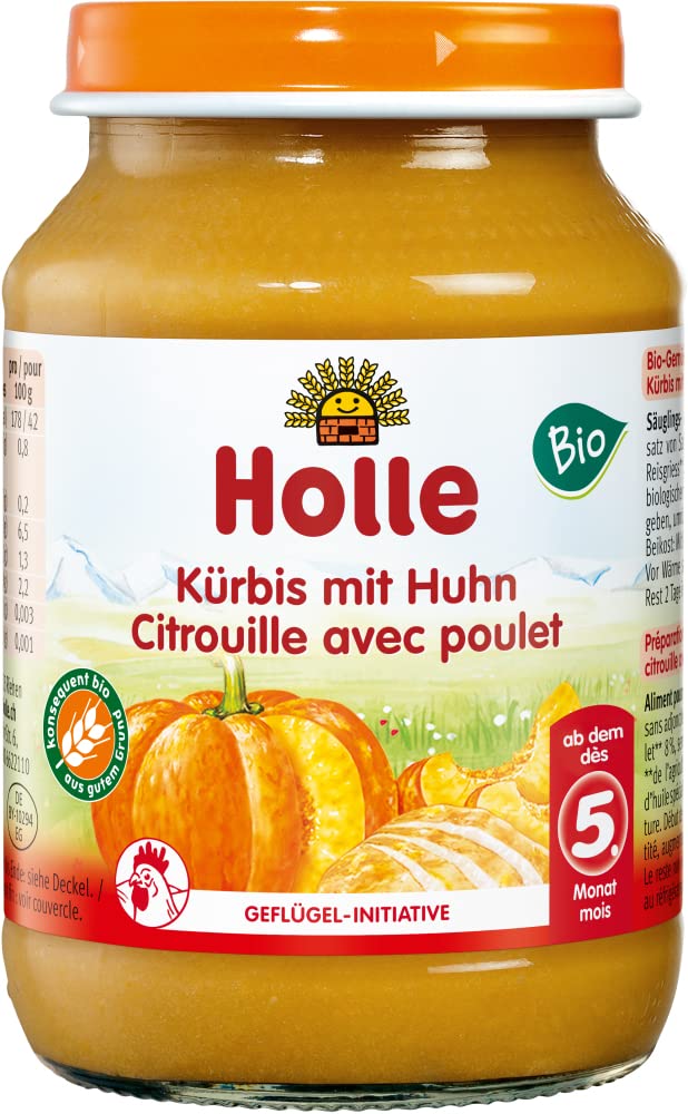 Holle Bio Kürbis mit Huhn (2 x 190 gr)