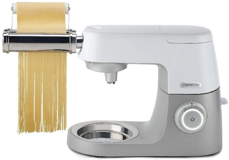 DeLonghi Kenwood KAX974ME Flat Spaghetti Pasta Roller Attachment in Shiny Stainless Steel 21.5 x 13.5 x 10.5 cm