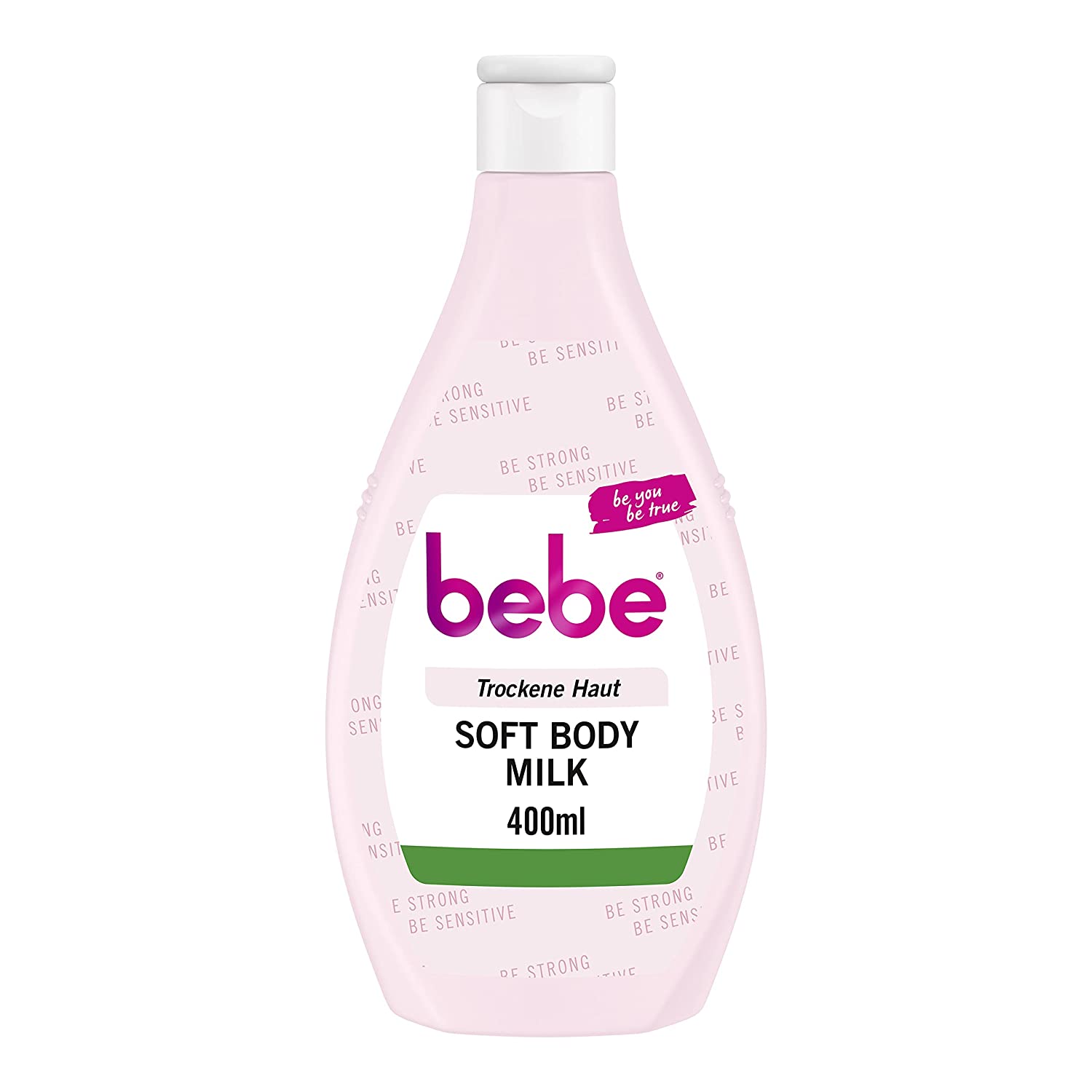 bebe Soft Body Milk Body Lotion with Jojoba Oil and Panthenol for Dry Skin, ‎white