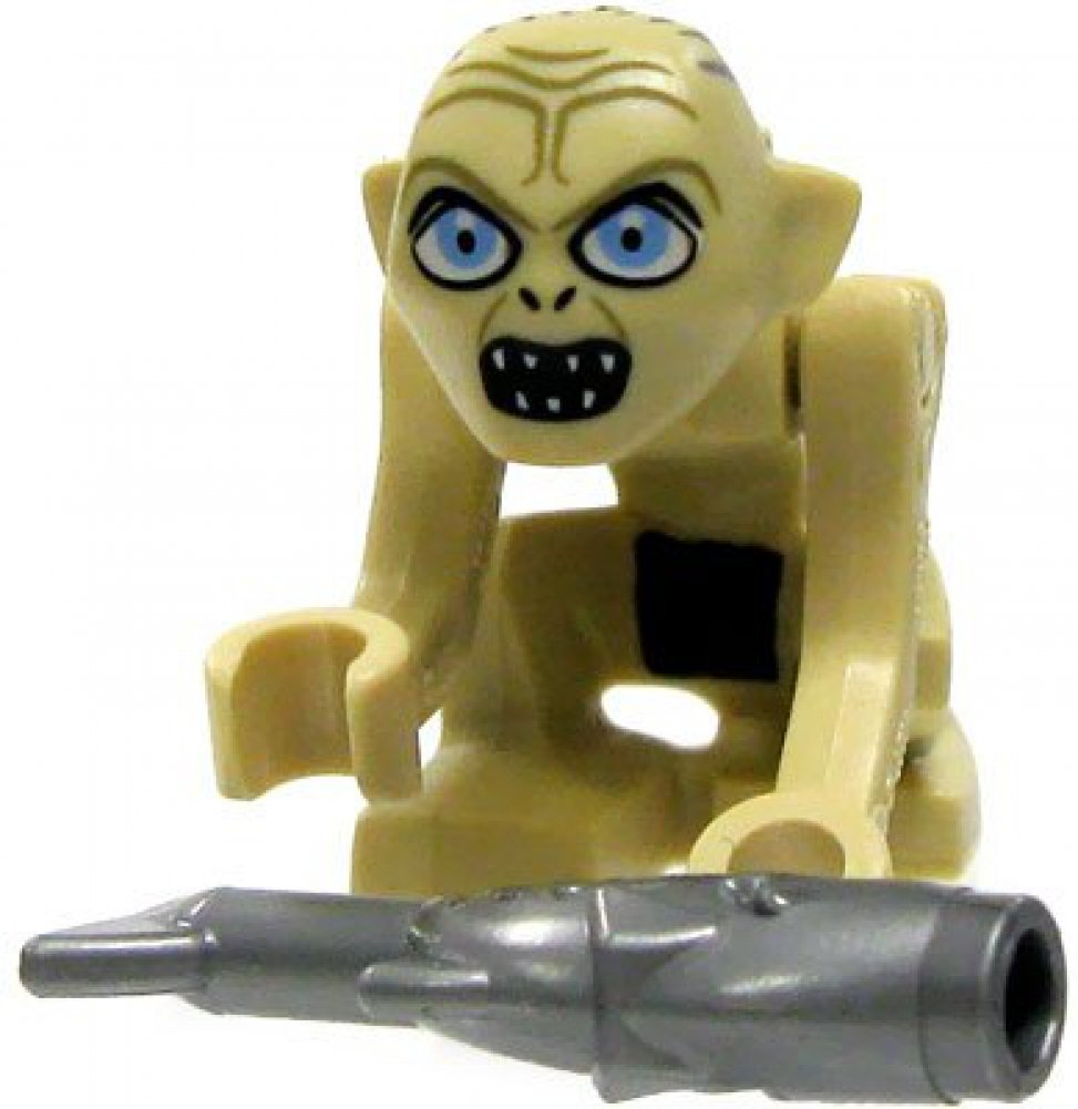 LEGO The Lord of the Rings Gollum Minif igure Wide Eyes with Fish (2012) by