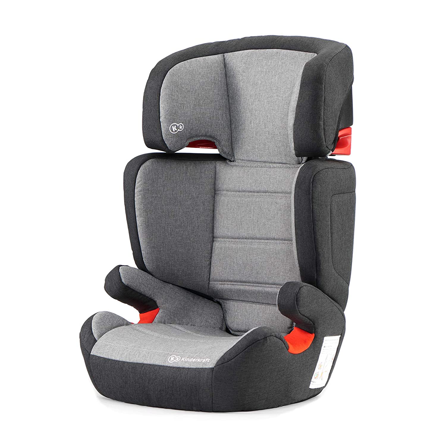 kk Kinderkraft Kinderkraft Juniorfix Child Car Seat, Child Car Seat, Child Seat with Isofix, Group 2/3 15-36 kg, Adjustable Backrest and Headrest, ECE R44/04, Blue