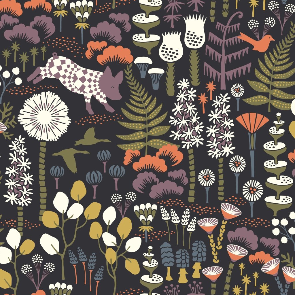 Hanna Werning Wonderland 1452 Non-Woven Wallpaper Fantasy Landscape Plants 