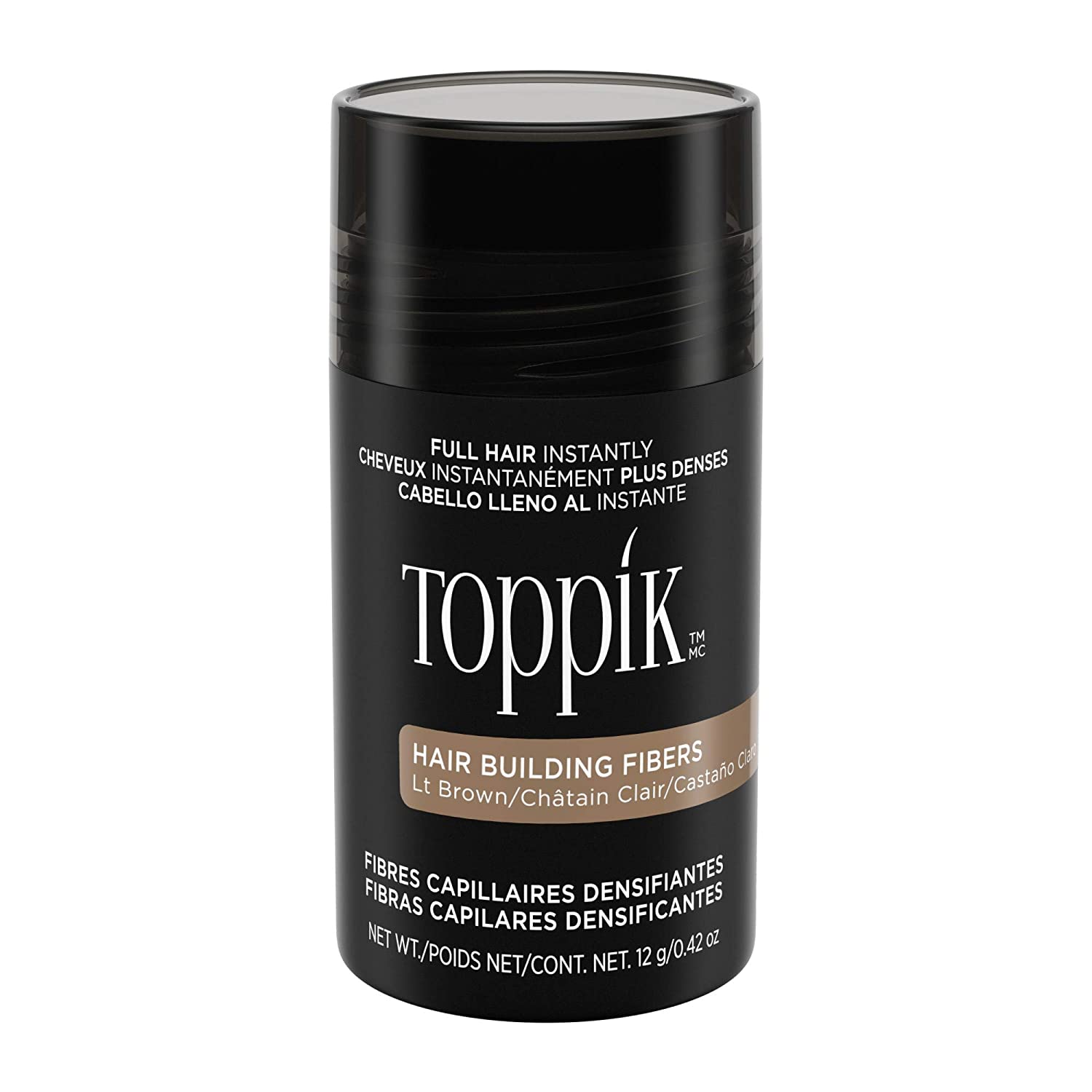 
 Toppik Light Brown Natural Keratin Fibers for Full Looking Hair
