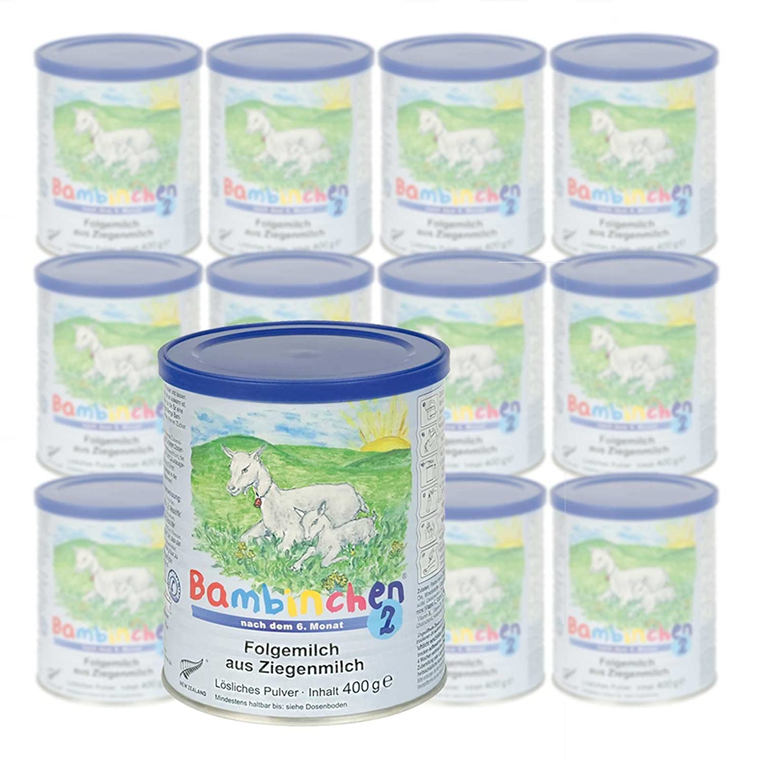 Säuglingsnahrung Bambinchen 2 günstig im Sparpack online kaufen, 12er Pack (12 x 400g)