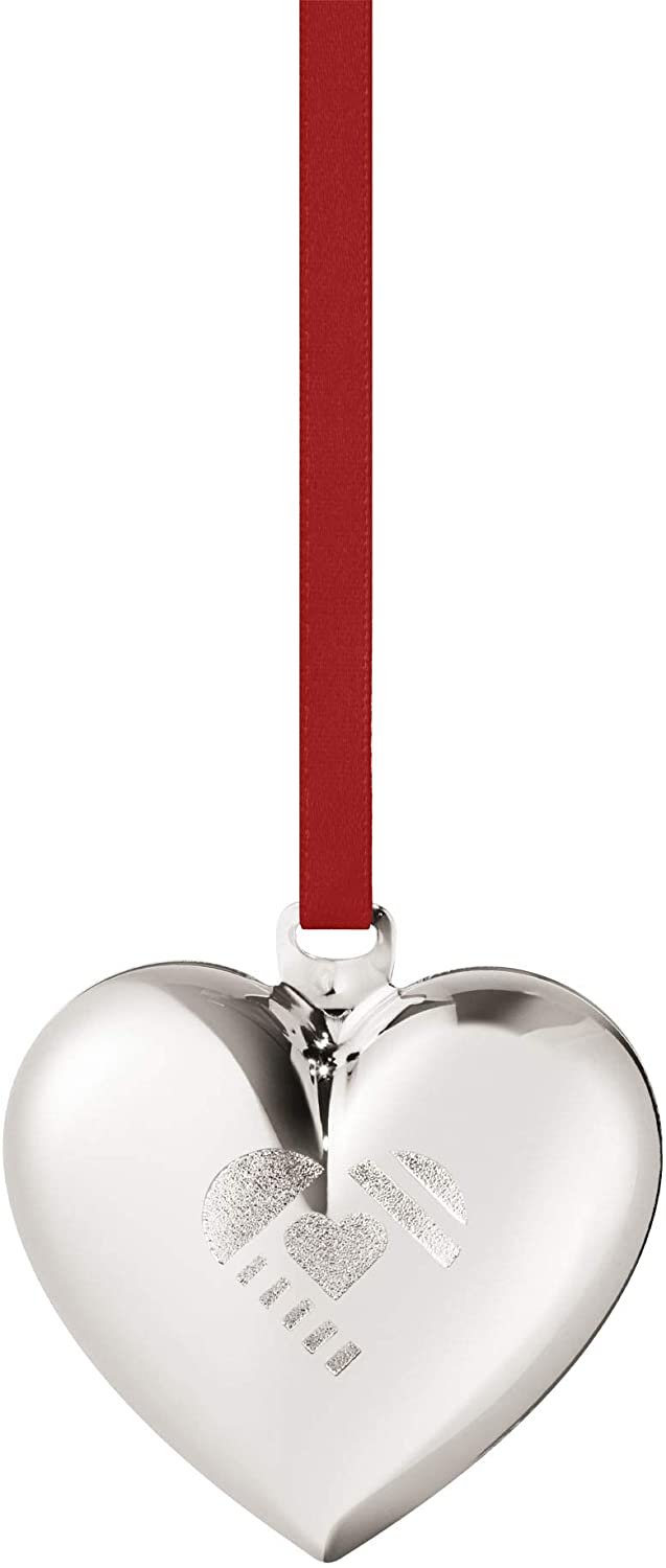 Georg Jensen 2019 Christmas Heart - Palladium Plated