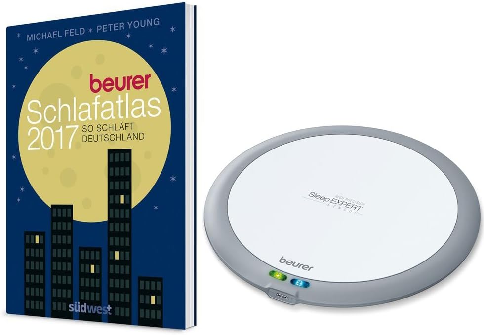 Beurer SE 80 Sleepex Pert | Includes Sleep Phase Alarm Clock for Recovered Wake Up Sleep Sensor \'and improve sleep Habits