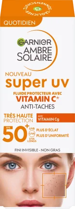 Sunfluid face Super UV with vitamin C, LSF50+, 40 ml