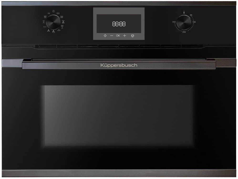 Küppersbusch cm6330.0s2 Built-in Microwave Oven, Glass/Metal Black